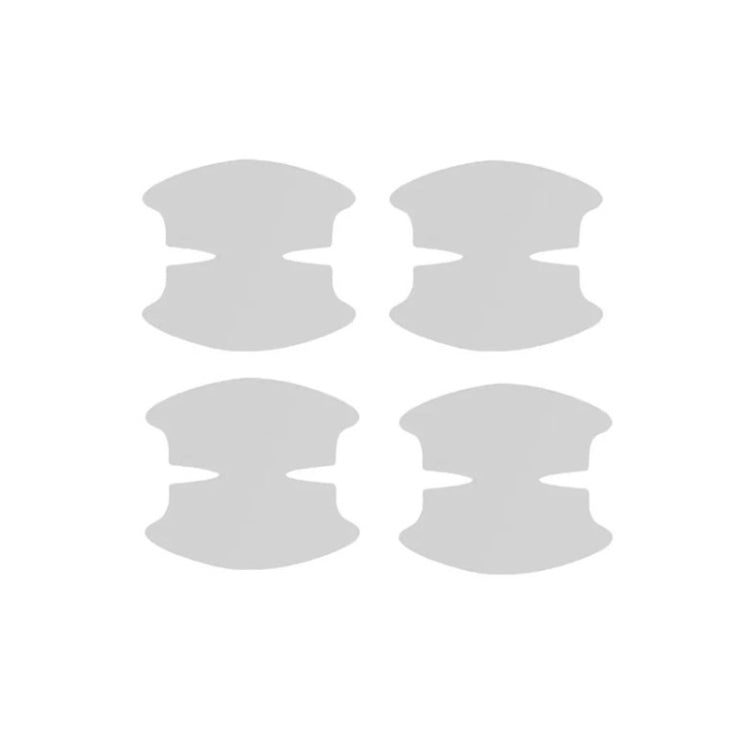 Car Door Handle Anti-scratch Protection Transparent Stickers Anti-collision Strips, Specifications: 4pcs Handle Bowl