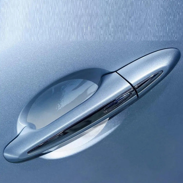Car Door Handle Anti-scratch Protection Transparent Stickers Anti-collision Strips, Specifications: 4pcs Handle