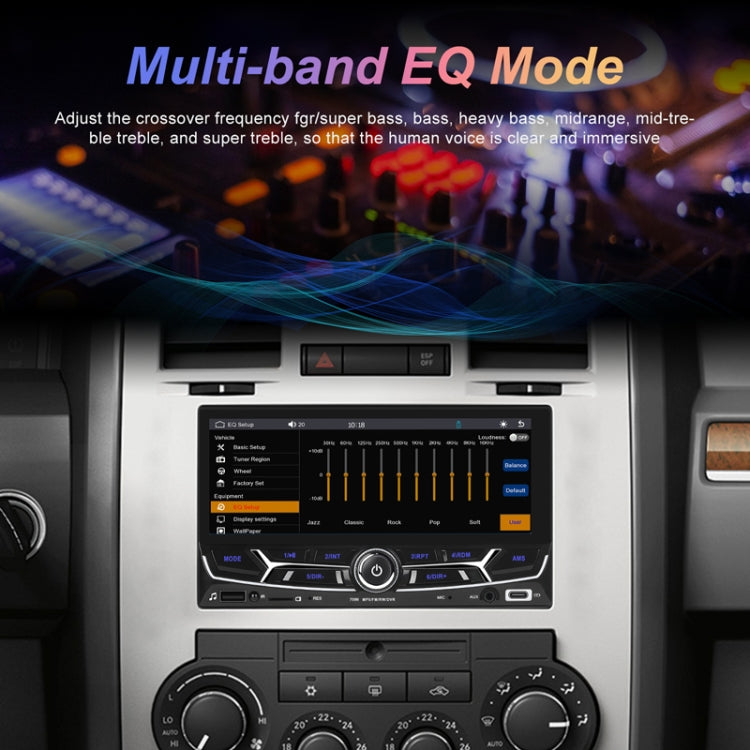 6.86inch Dual Butt Button Knob Player MP5 With Backup Camera Function / Bluetooth / CarPlay - Standard