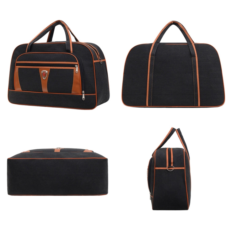 Large Capacity Travel Bag Men Short Trip Handheld Canvas Luggage Bag, Size: Medium