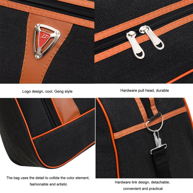 Large Capacity Travel Bag Men Short Trip Handheld Canvas Luggage Bag, Size: Large