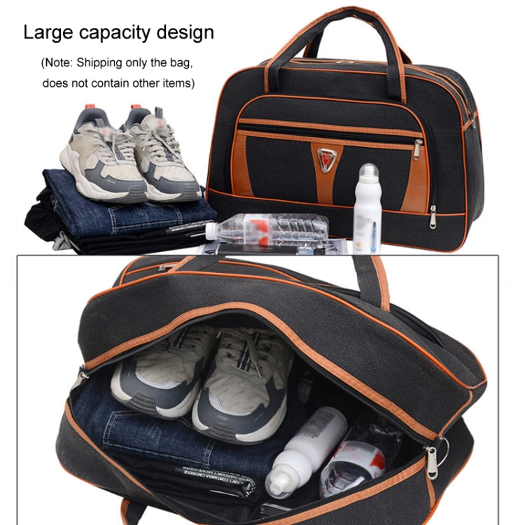 Large Capacity Travel Bag Men Short Trip Handheld Canvas Luggage Bag, Size: Large