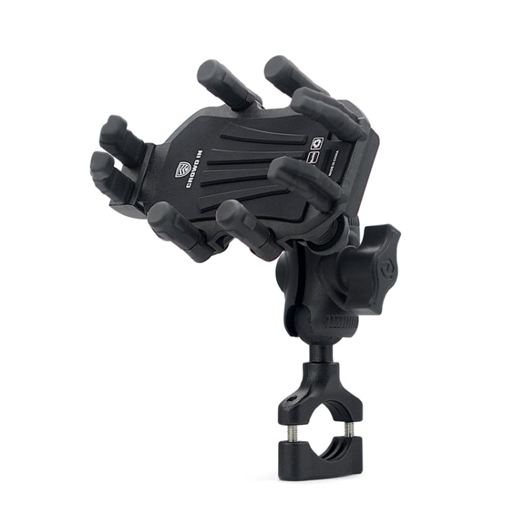 Outdoor Motorcycle Aluminum Alloy Shock-absorbing Mobile Phone Holder - Handlebar Model