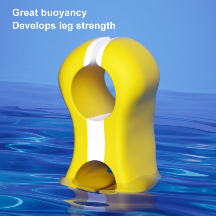 Swimming Training Clamping Legs Plate Legs Trainer Swimming Aid Plate, Color: Bright Yellow Children Below 55kg