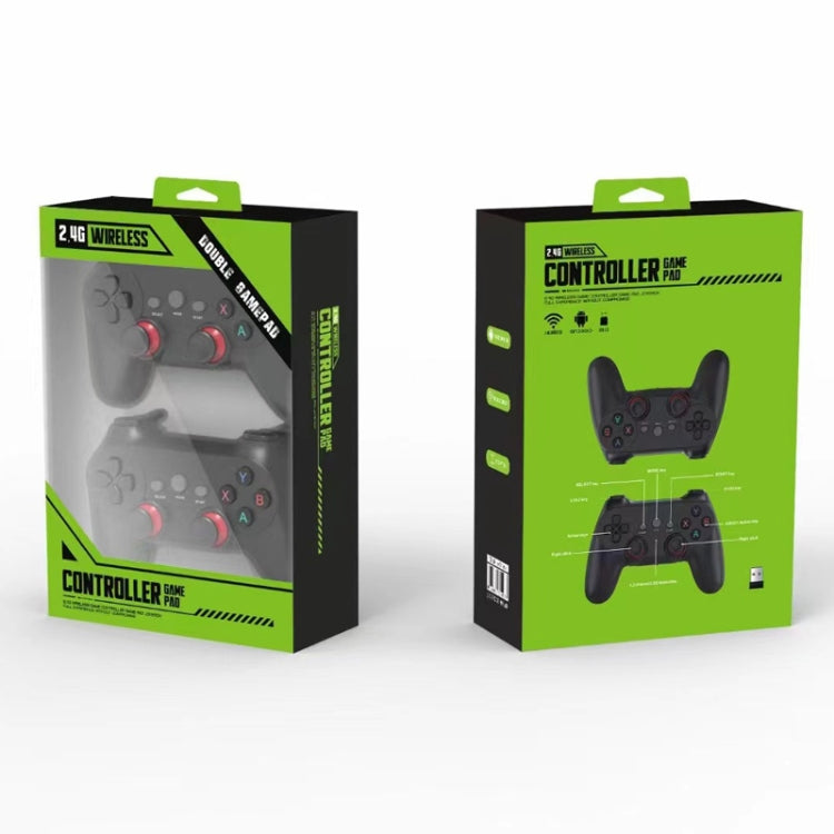 2.4G One-to-two Wireless Game Controller for PC / Android / TV Box