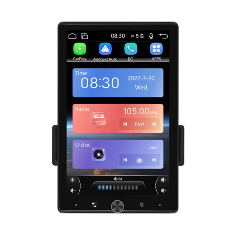 10.4 Inch MP5 Single Butt Vertical Screen Manual Rotation Android Navigation With Wireless Carplay Backup Camera - Standard