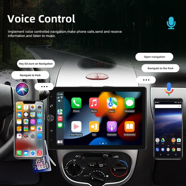 10.4 Inch MP5 Single Butt Vertical Screen Manual Rotation Android Navigation With Wireless Carplay Backup Camera - Standard