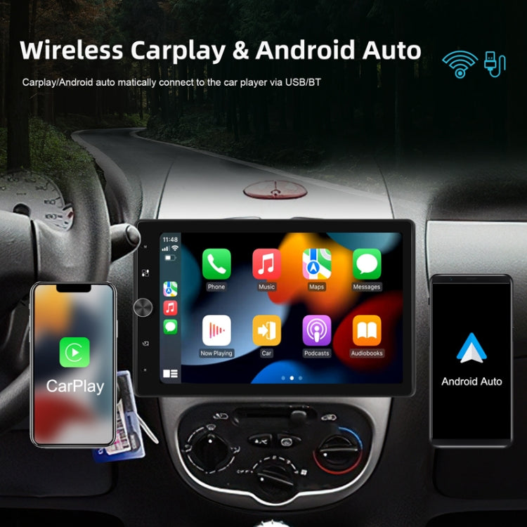 10.4 Inch MP5 Single Butt Vertical Screen Manual Rotation Android Navigation With Wireless Carplay Backup Camera - Standard