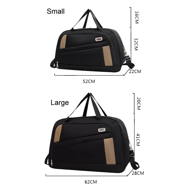 Large Capacity Waterproof Travel Bag Wear-resistant Luggage Bag Clothes Storage Pack, Size: Small