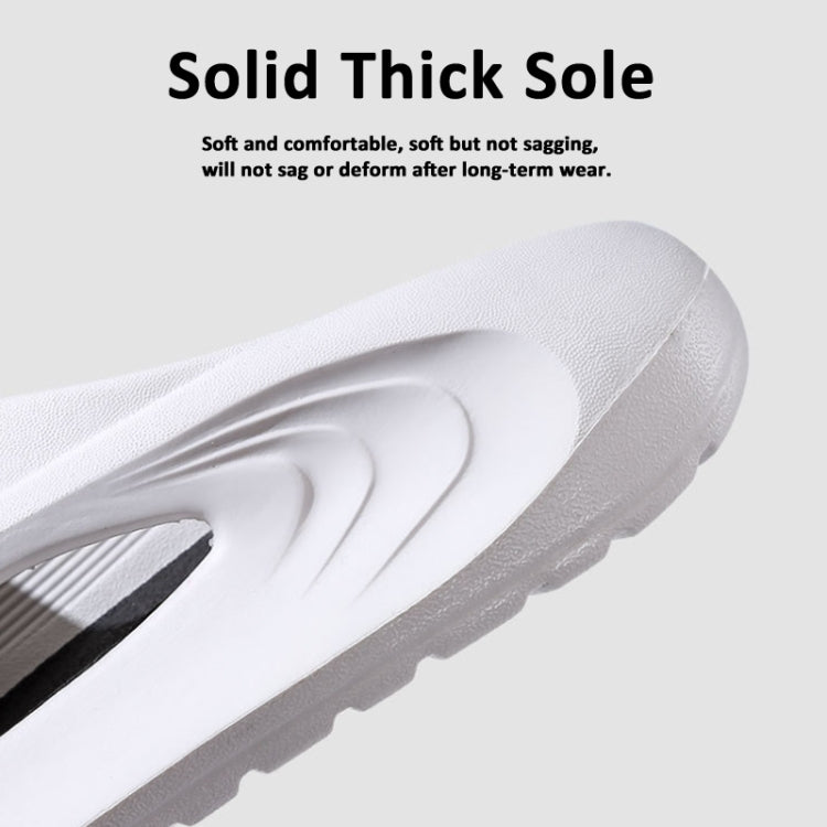 Men Summer Slippers Non-slip Soft Hollow Sports Sandals, Size: 40-41