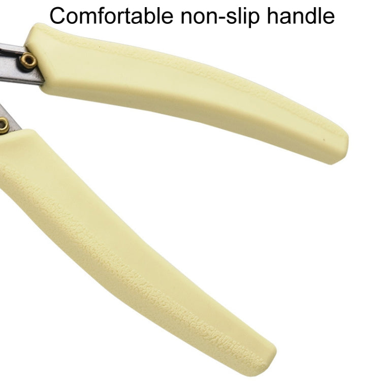 Stainless Steel Tip And Diagonal Cutting Pliers Nail Removing Drilling Cutters - White