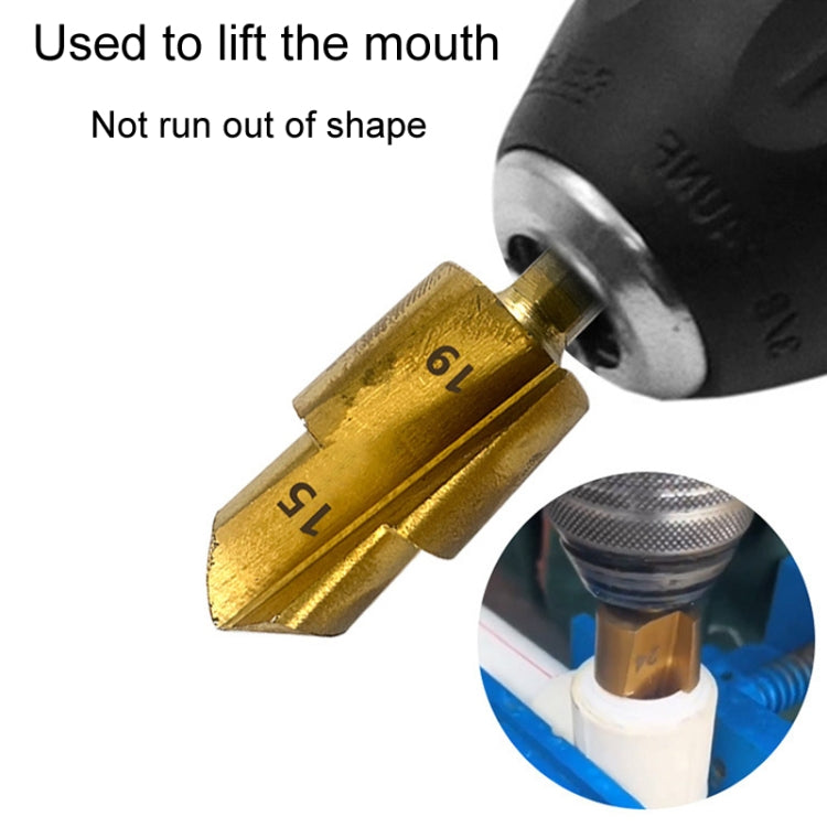 Hexagonal Shank PPR Step Drill Bits Leak Repairing And Connecting Tools, Model: #25