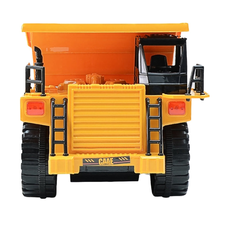2.4G RC Dumper Truck Simulation Engineering Vehicle Model Children Electrical RC Truck Toy - Yellow