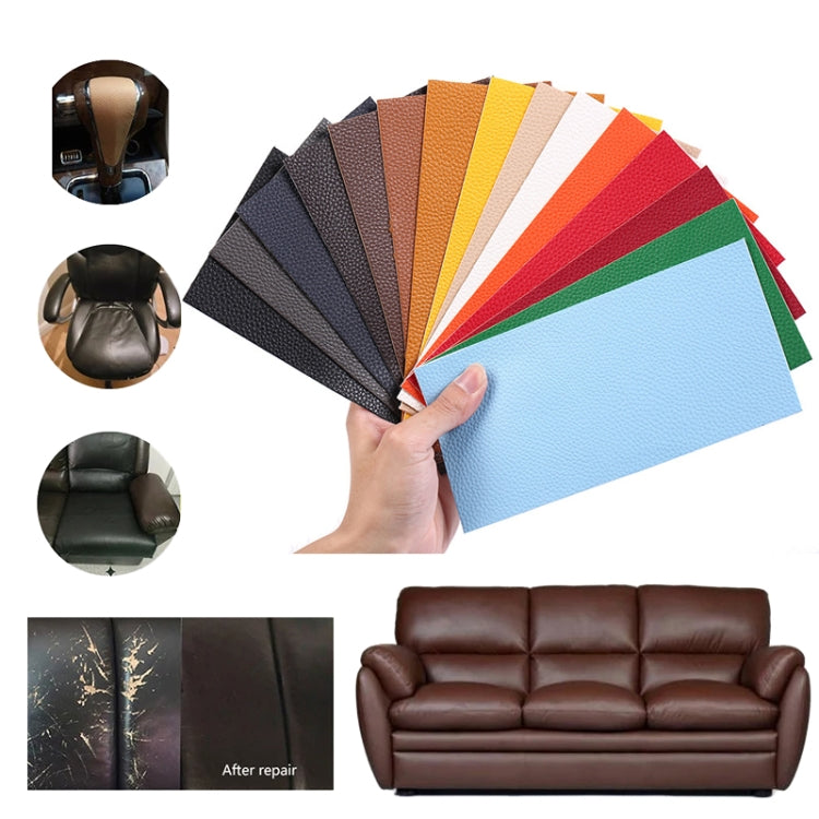 10x20cm Self-Adhesive PU Leather Patch Sticker Sofa Seat Small Hole Repair Patch