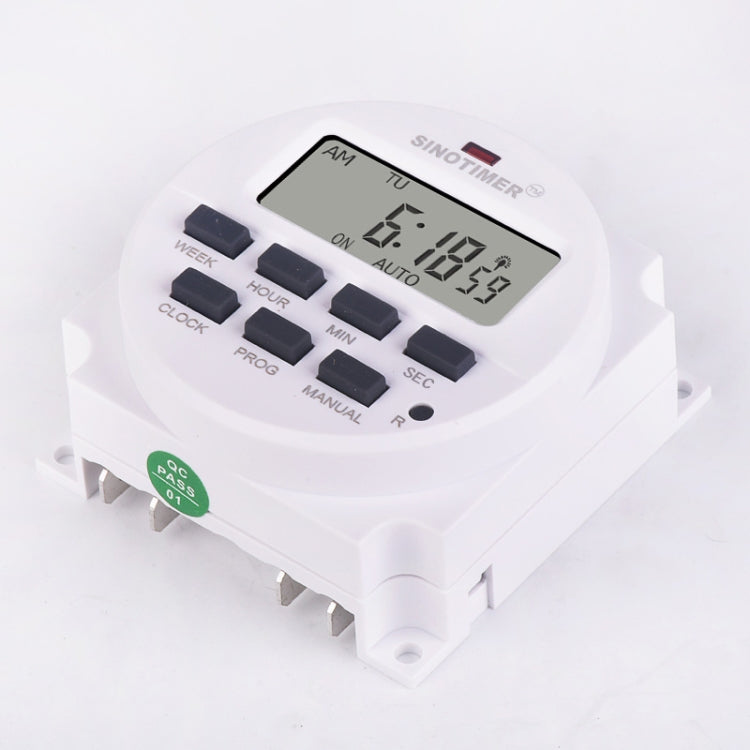 SINOTIMER TM618SH  1 Second Interval Digital LCD Timer Switch Programmable Time Relay 110V