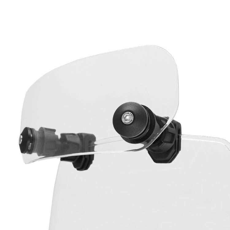 Motorcycle Modification Heightened Adjustable Windshield - Transparent