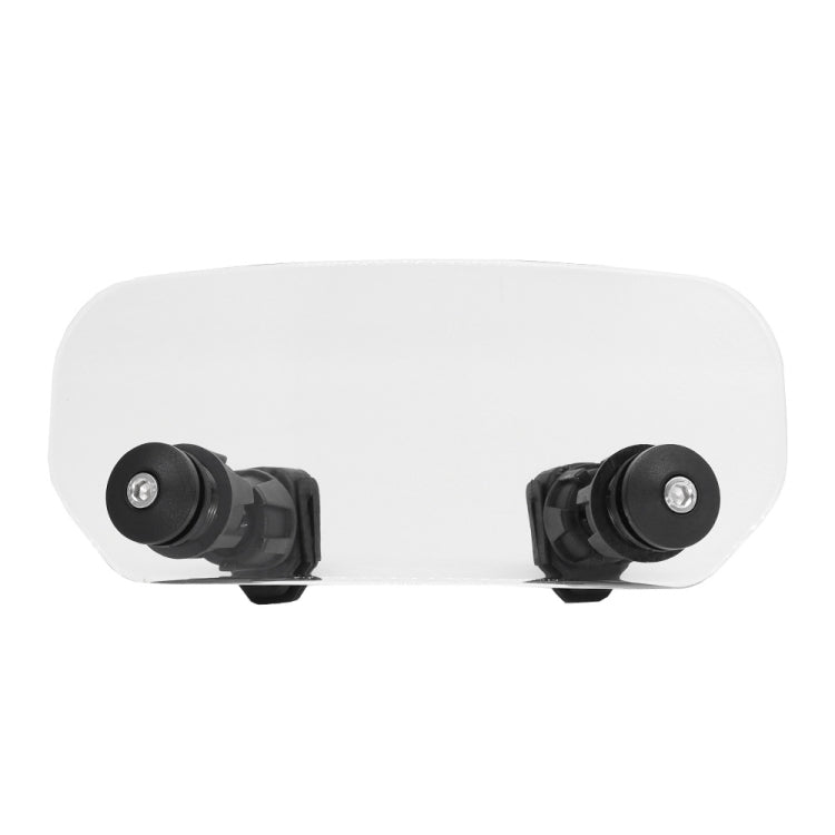 Motorcycle Modification Heightened Adjustable Windshield - Transparent