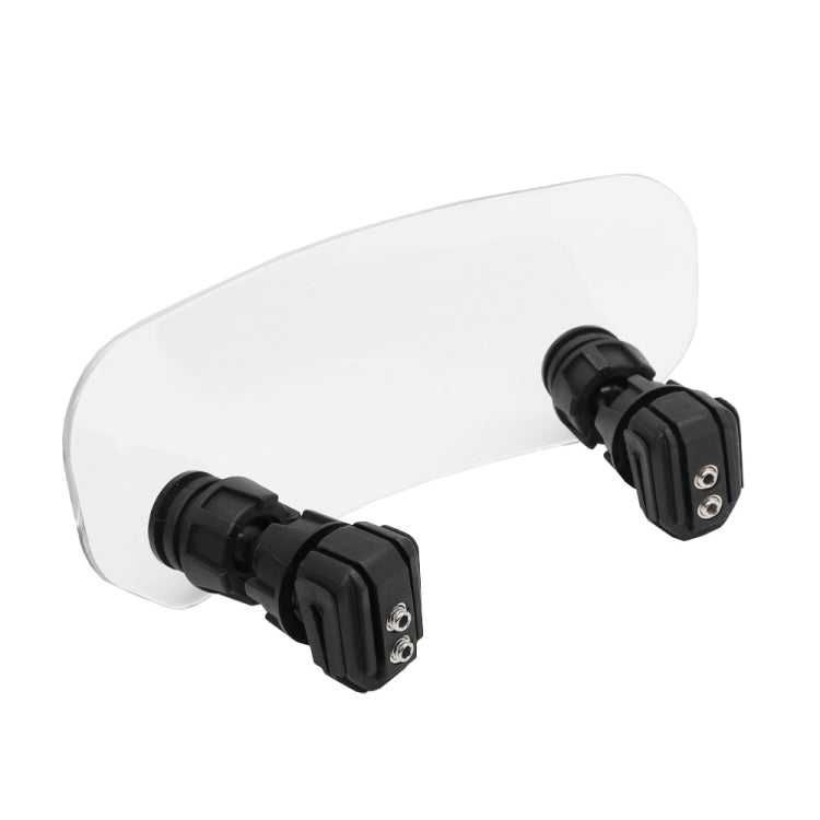 Motorcycle Modification Heightened Adjustable Windshield - Transparent