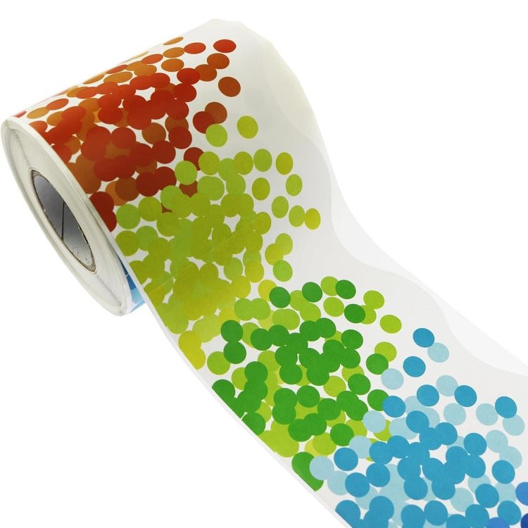 7cm x 20m Colorful Polka Dot Border Stickers Bulletin Board Borders