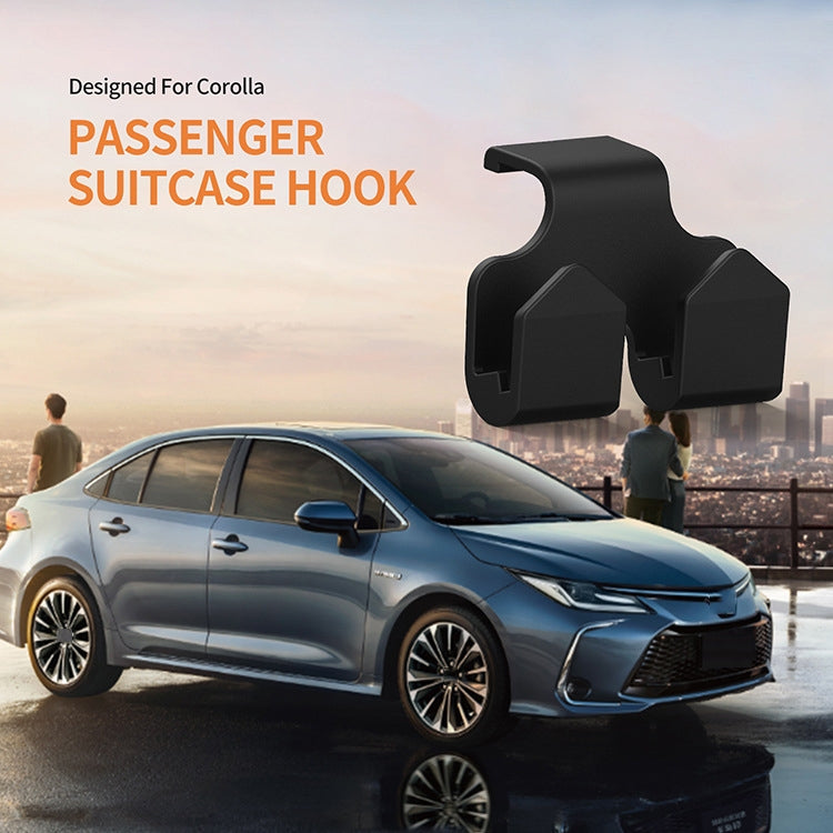 2pcs Car Front Armrest Box Storage Hook For Toyota Corolla Camry Avalon RAV4 - Black