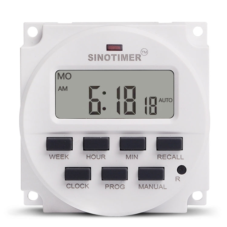SINOTIMER TM618N-1 110V 7 Days Weekly Programmable Digital Electronic Timer Switch