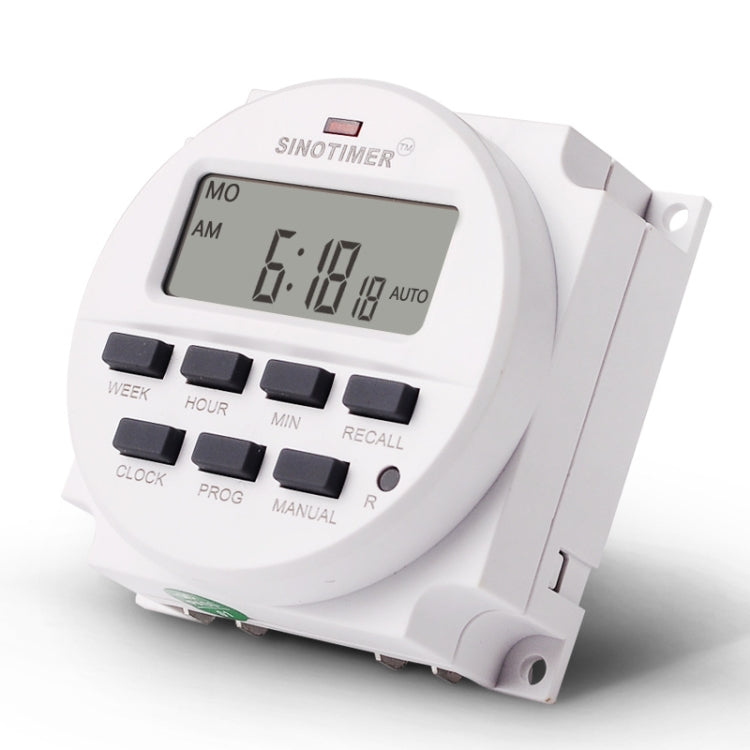 SINOTIMER TM618N-1 110V 7 Days Weekly Programmable Digital Electronic Timer Switch
