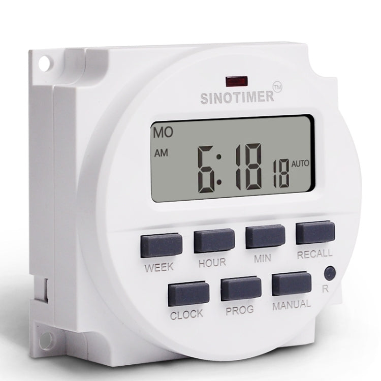 SINOTIMER TM618N-1 110V 7 Days Weekly Programmable Digital Electronic Timer Switch