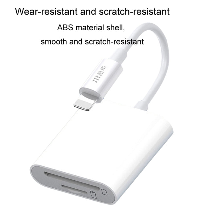 JINGHUA Mobile Phone Card Reader Converter Memory Card Reader, Model: Type-C With Cable SD