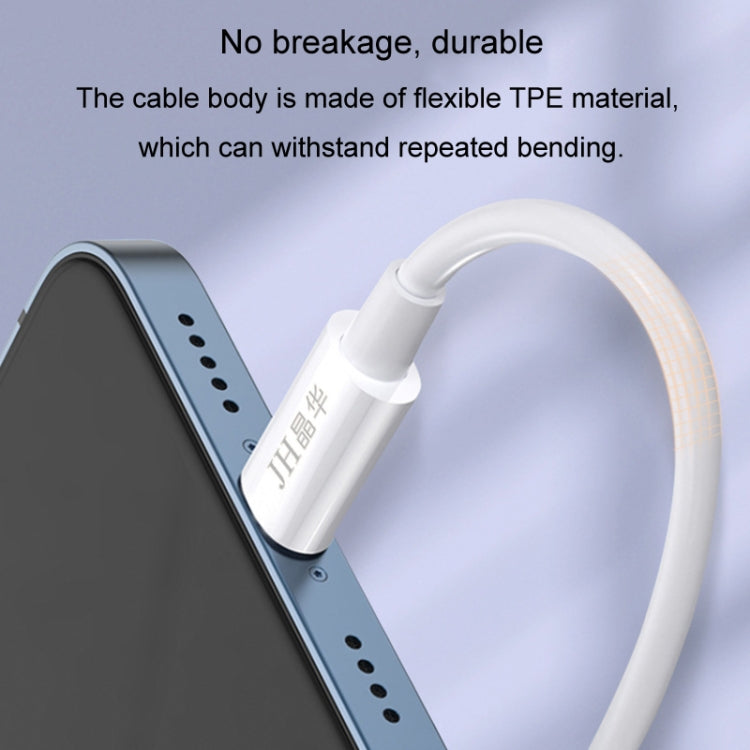 JINGHUA Mobile Phone Card Reader Converter Memory Card Reader, Model: Lighning With Cable SD