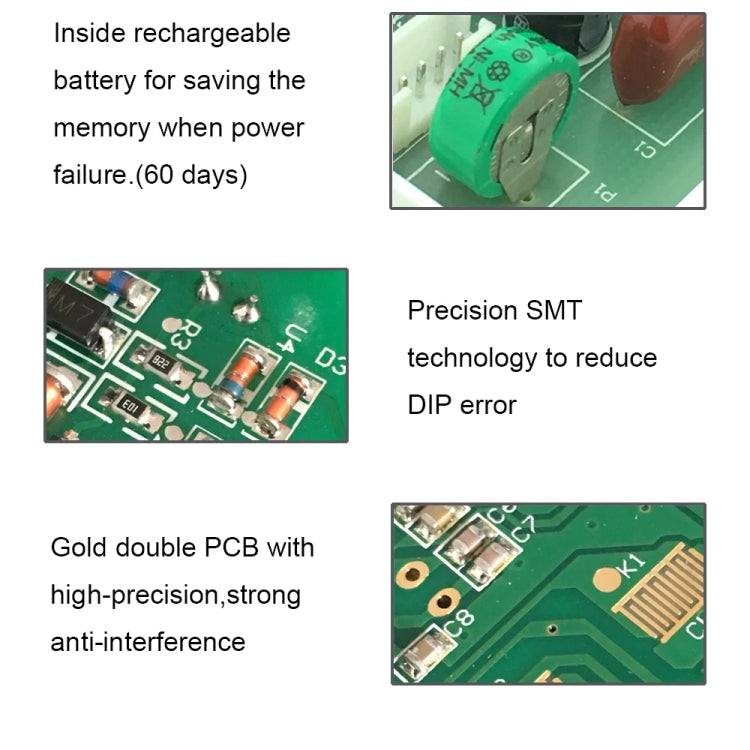 SINOTIMER CN101S-2 220V 1 Second Interval Digital LCD Timer Switch 7 Days Weekly Programmable Time Relay