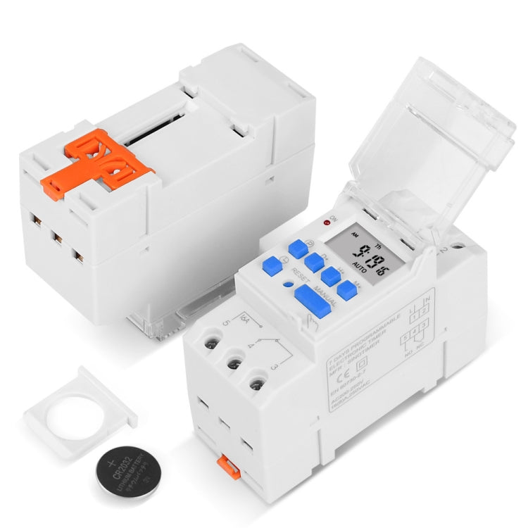SINOTIMER TM919A-110V 16A Din Rail Mount Digital Timer Switch Microcomputer Weekly Programmable Time Relay Control