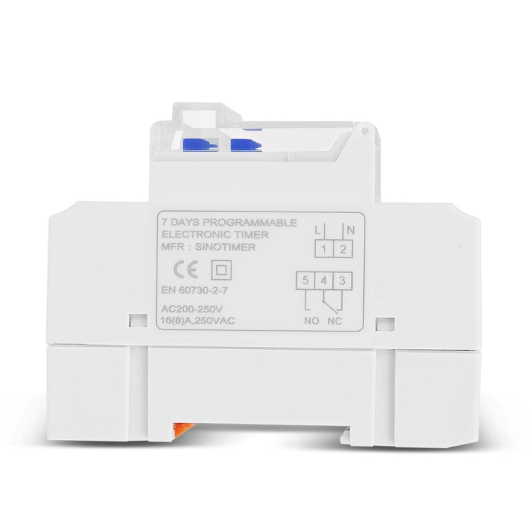 SINOTIMER TM919A-3 24V 16A Din Rail Mount Digital Timer Switch Microcomputer Weekly Programmable Time Relay Control