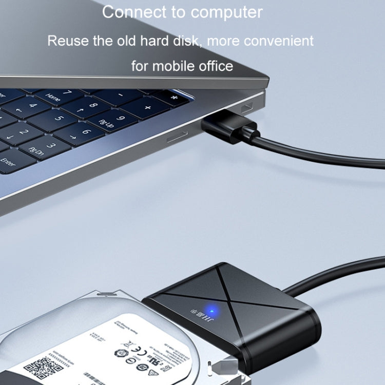 JINGHUA USB3.0 To SATA HDD Adapter Cable For 2.5/3.5 Inch External HDD SSD Hard Drive - 30cm