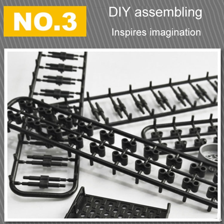945pcs / Box Stereoscopic Metal Assembly Tank Model Ornament Hand- Assembling Building Blocks Toys