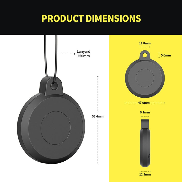 For AirTag 2nd Gen / AirTag 1st Gen Pet Plastic Waterproof Tracker Protective Case
