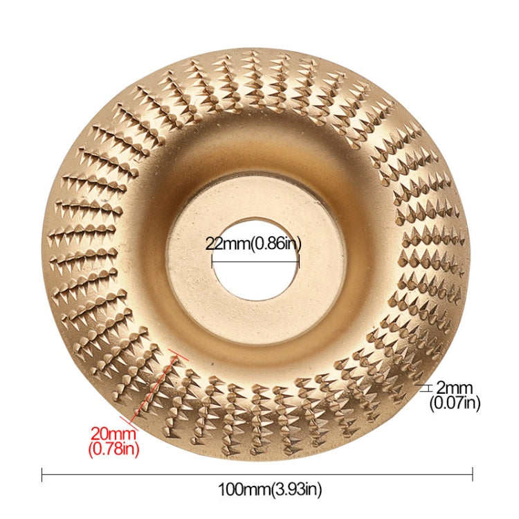 100mm Woodworking Sanding And Shaping Plate Angle Grinder Sanding And Polishing Prick Disc, Model: Arc