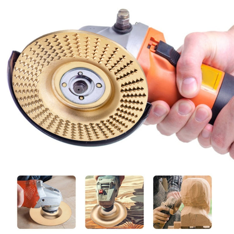 100mm Woodworking Sanding And Shaping Plate Angle Grinder Sanding And Polishing Prick Disc, Model: Flat