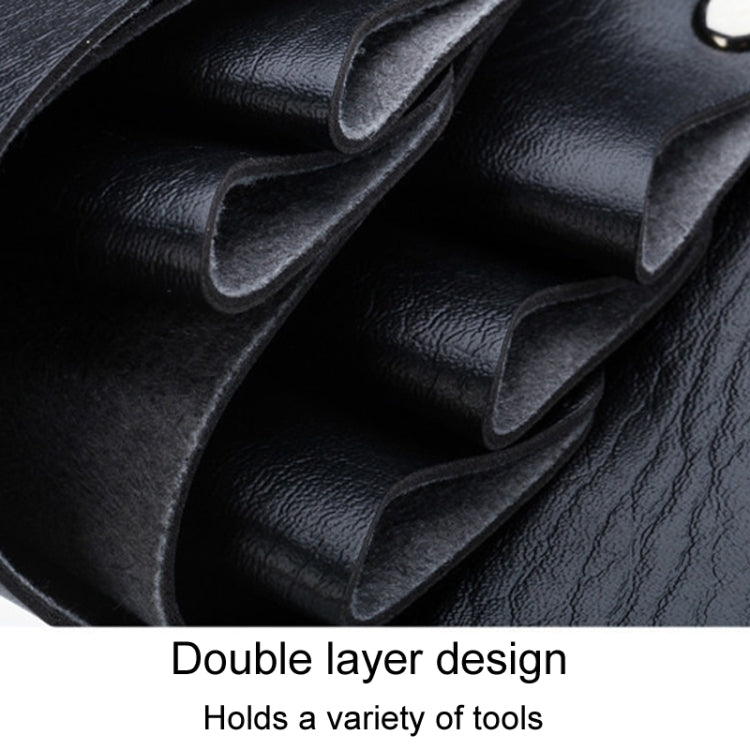 Hairdresser Hairdressing Tool Belt Bag Salon Hair Cutting Scissors Organizer - Black