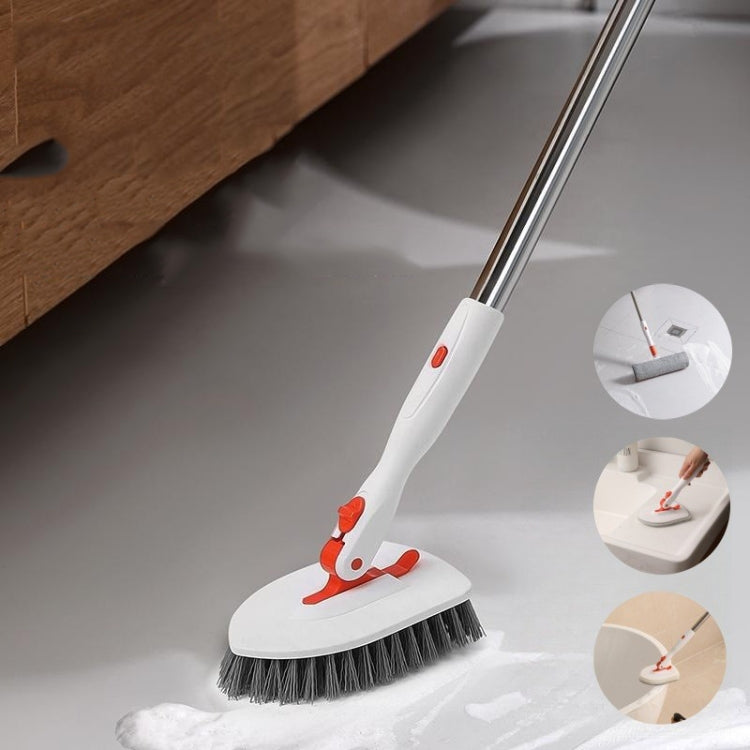 Shower Cleaning Brush With 52 Inch Adjustable Handle Tub Tile Scrubber Brush, Spec: Set 3