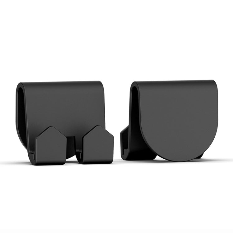 For Tesla Model 3/Y 2pcs Rear Seat Headrest Plastic Hook - Black