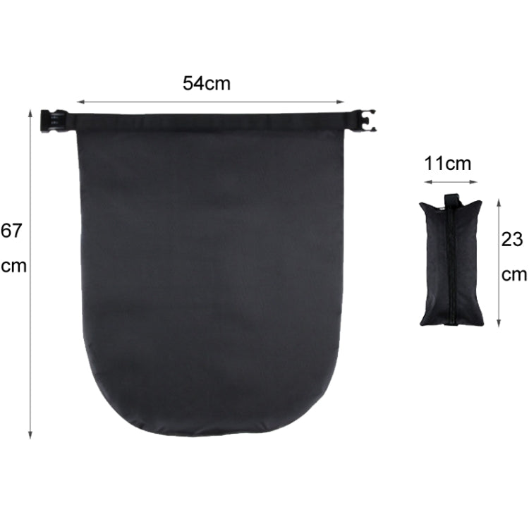 30L Outdoor Riding Motorcycle Helmet Bag Large Capacity Waterproof Combination Lock Storage Pack - Black