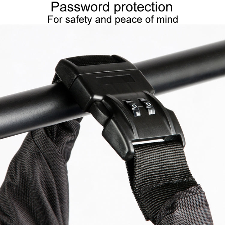 30L Outdoor Riding Motorcycle Helmet Bag Large Capacity Waterproof Combination Lock Storage Pack - Black