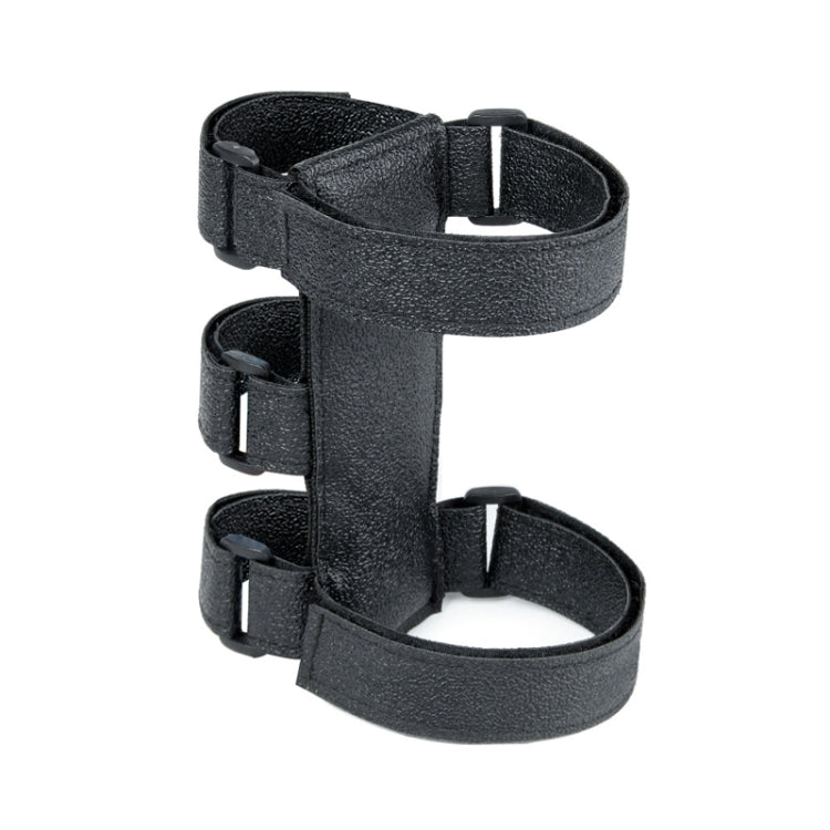 Bicycle Water Bottle Strap Cycling Outdoor Bluetooth Speaker Band - Black