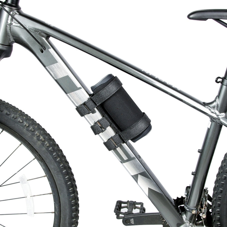 Bicycle Water Bottle Strap Cycling Outdoor Bluetooth Speaker Band - Black