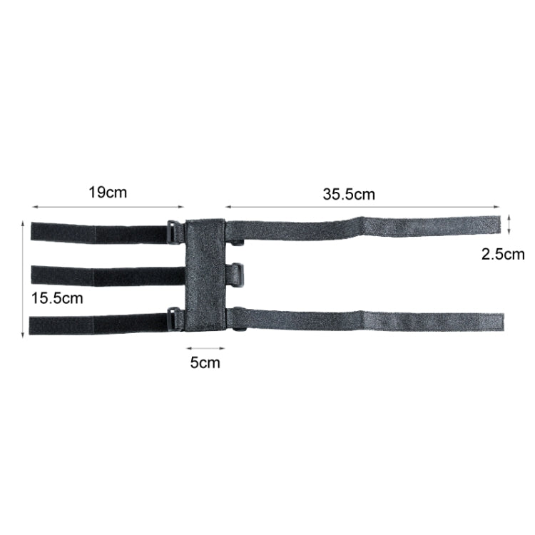 Bicycle Water Bottle Strap Cycling Outdoor Bluetooth Speaker Band - Black
