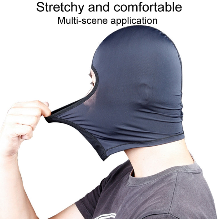 Summer Icy Silk Motorcycle Riding Headgear Outdoor Sports Sun Protection Mask, Model: Basic Model