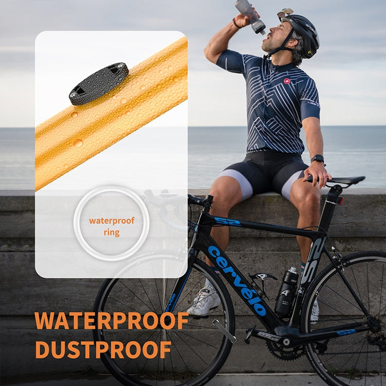 For AirTag 2nd Gen / AirTag 1st Gen Bicycle Water Bottle Fixing Bracket Locator Protective Cover - Black