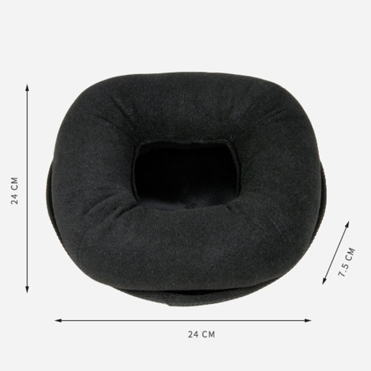 Multifunctional Household Helmet Support Pads Ventilator Motorcycle Helmet Placement Base - Black