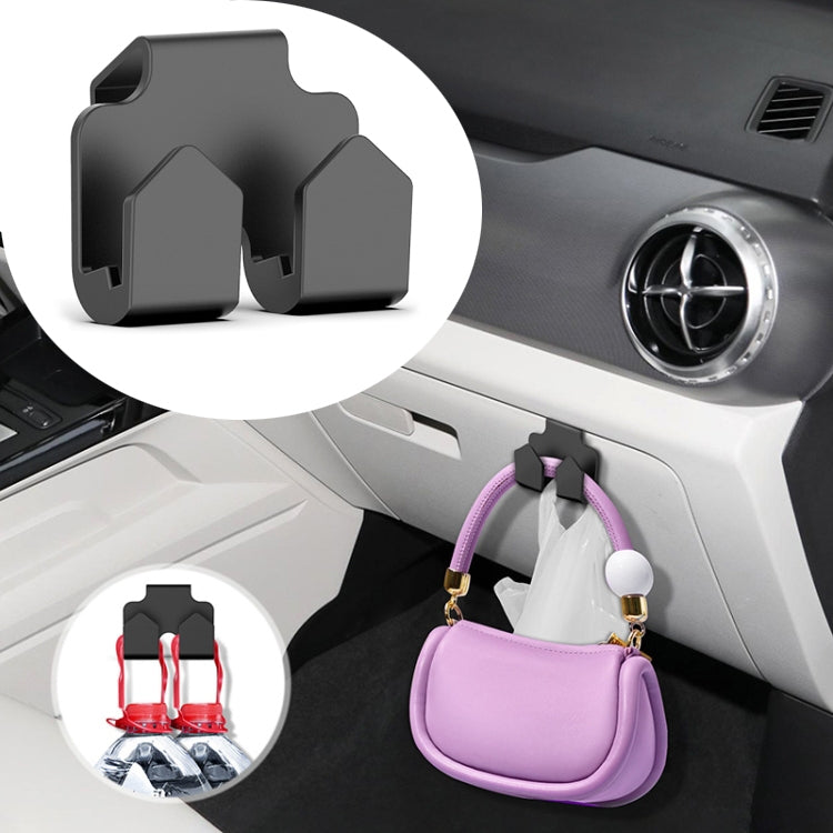 2pcs Car Front Seat Storage Box Hook For BYD Yuan Plus - Black
