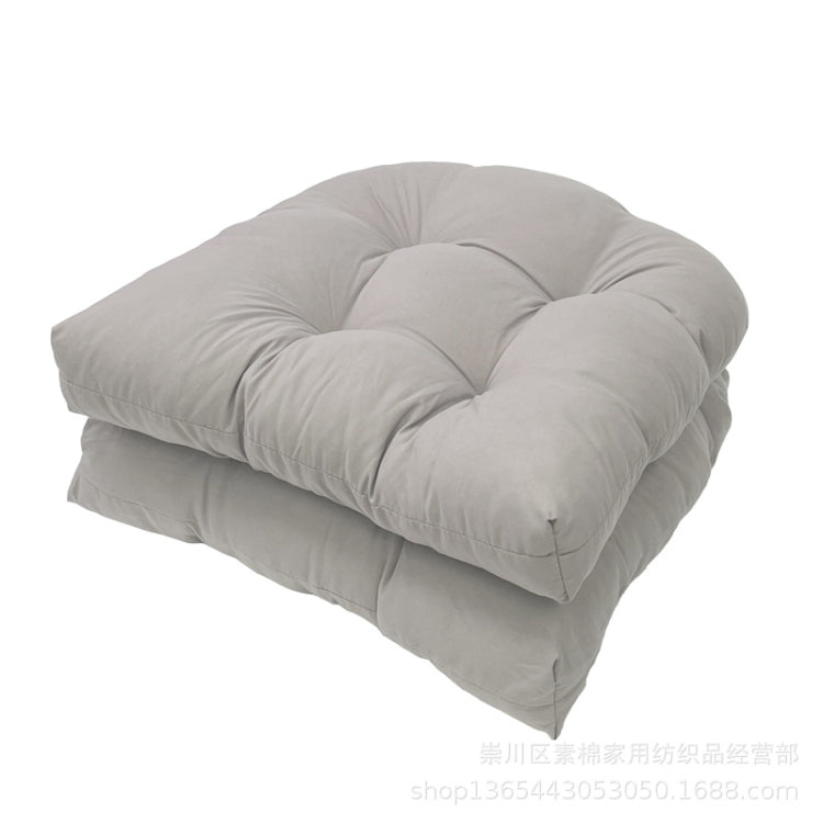 1pair 48 x 48cm Garden Patio Rattan Chair Waterproof Cushion Thick Soft Sofa Cushion
